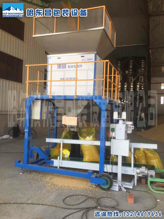 稻谷包裝秤，高粱定量包裝機(jī)，東昌流量秤